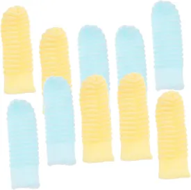 10pcs Pet Toothbrush Gloves Toothbrush for Small Dogs Tooth Brush for Dogs Small Breed Toothbrush for Cats Finger Toothbrush for Dogs Pet Joy Large Polyester Dog Cat