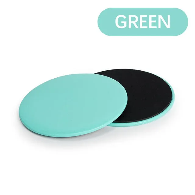 2 pieces Gliding Discs Slider Fitness Disc