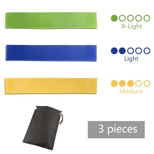 5pcs/Set Elastic Resistance Bands Workout Rubber Loop For Fitness Gym Strength Training Elastic Bands Fitness Equipment Expander