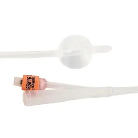 Bardex Uncoated Silicone 2-Way Foley Catheter, Standard Tip