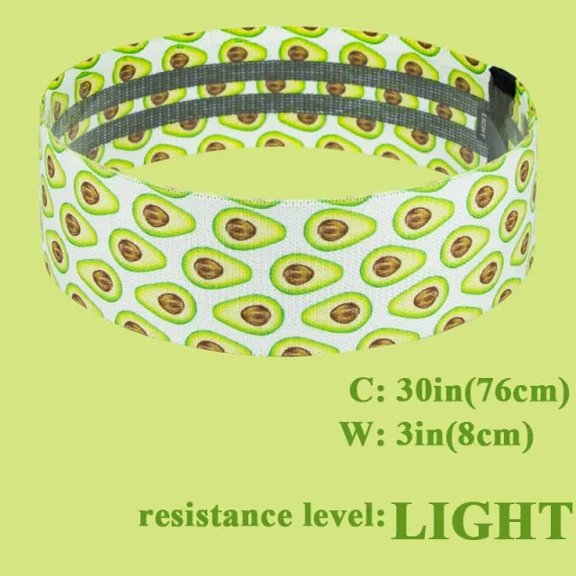 Booty Fabric Resistance Bands (print)