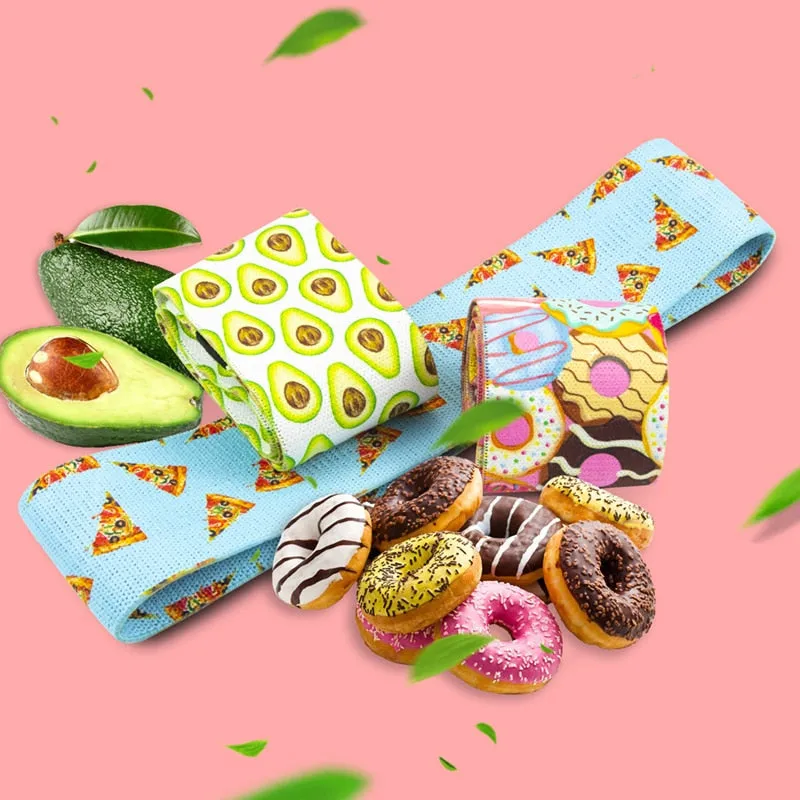 Booty Fabric Resistance Bands (print)
