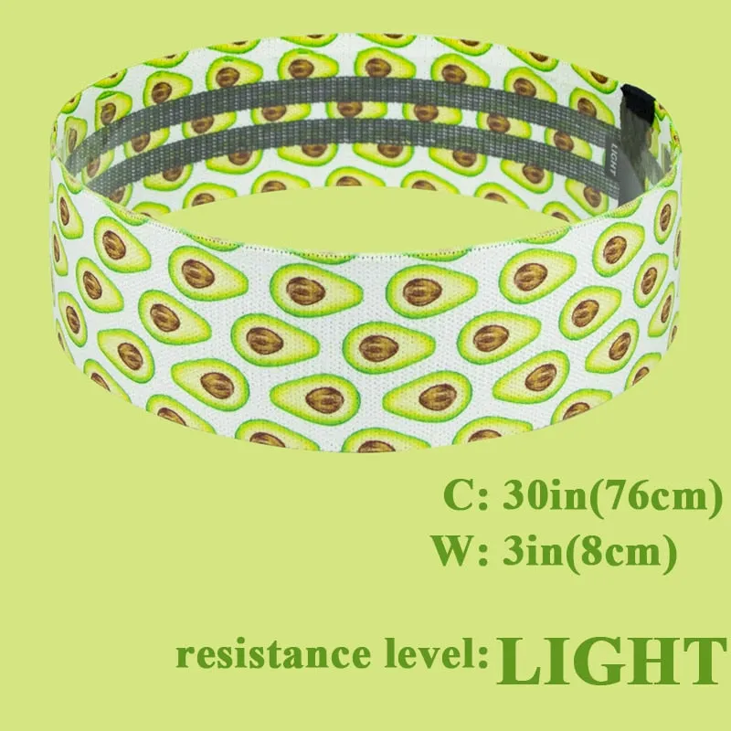 Booty Fabric Resistance Bands (print)