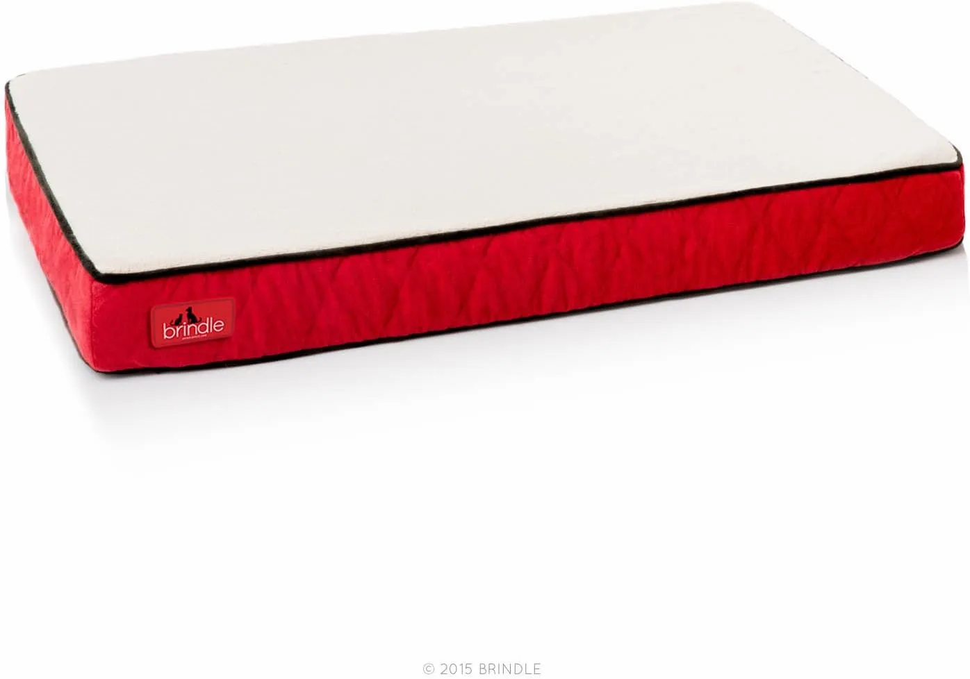 Brindle Waterproof Designer Memory Foam Pet Bed-Removable Machine Washable Cover-4 Inch Orthopedic Pet Bed-Joint Relief