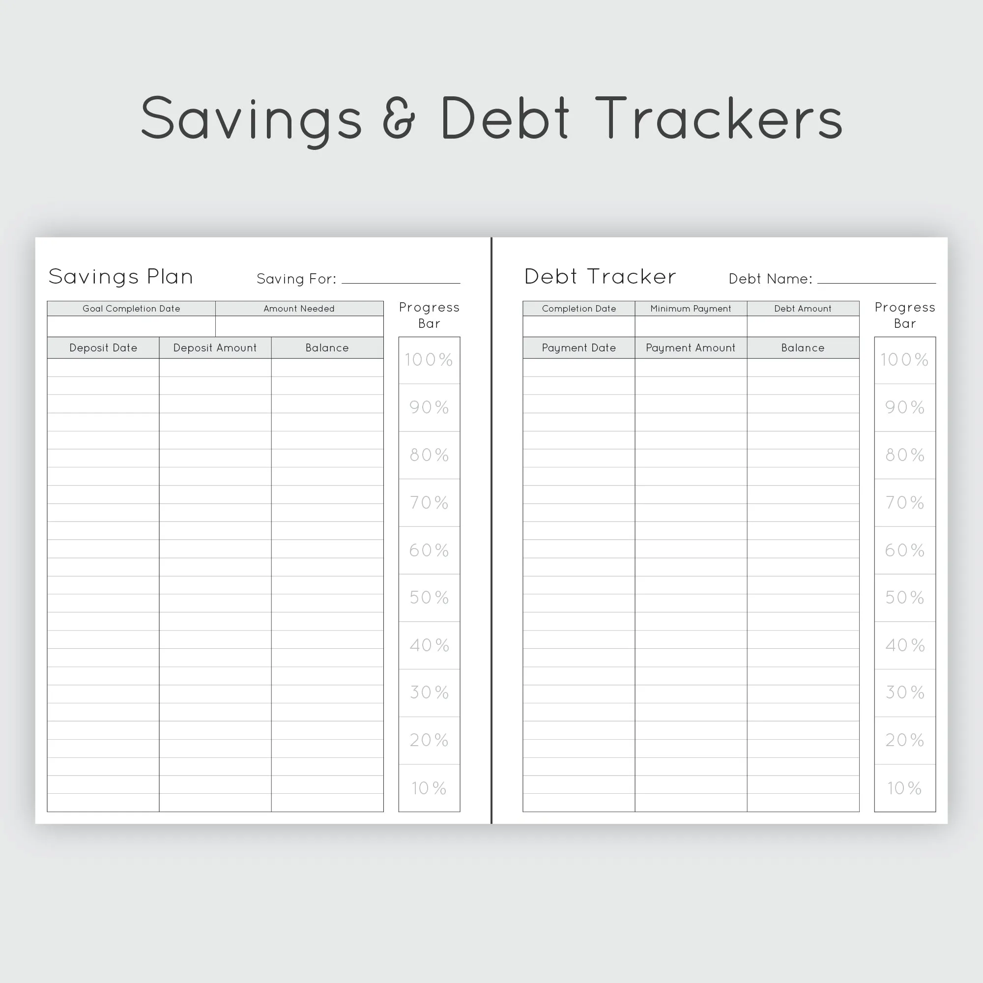 Budget Journal - Midnight