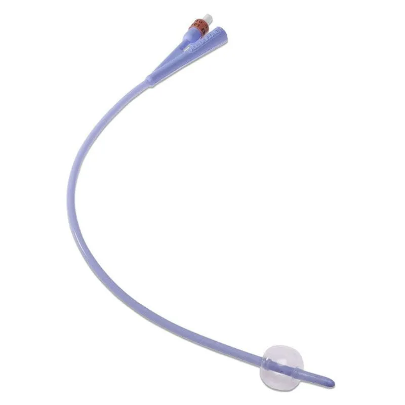 Cardinal Health™ Dover™ 100% Silicone Foley Catheter, 2-Way, 16Fr OD, 16'' 30mL