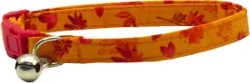 Cat & Kitten Collar Range "Autumn Leaves" by Mabel & Mu