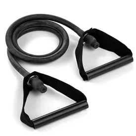 Champion Sports XP Resistance Tube Bands for Men and Women, Extra Heavy Resistance, Black - Durable Fitness Band for Strength Training, Stretching, Rehabilitation - Premium Home Workout Equipment