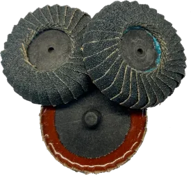 Curve Mini Flap Discs - 3"  60 Grit  Zirconium