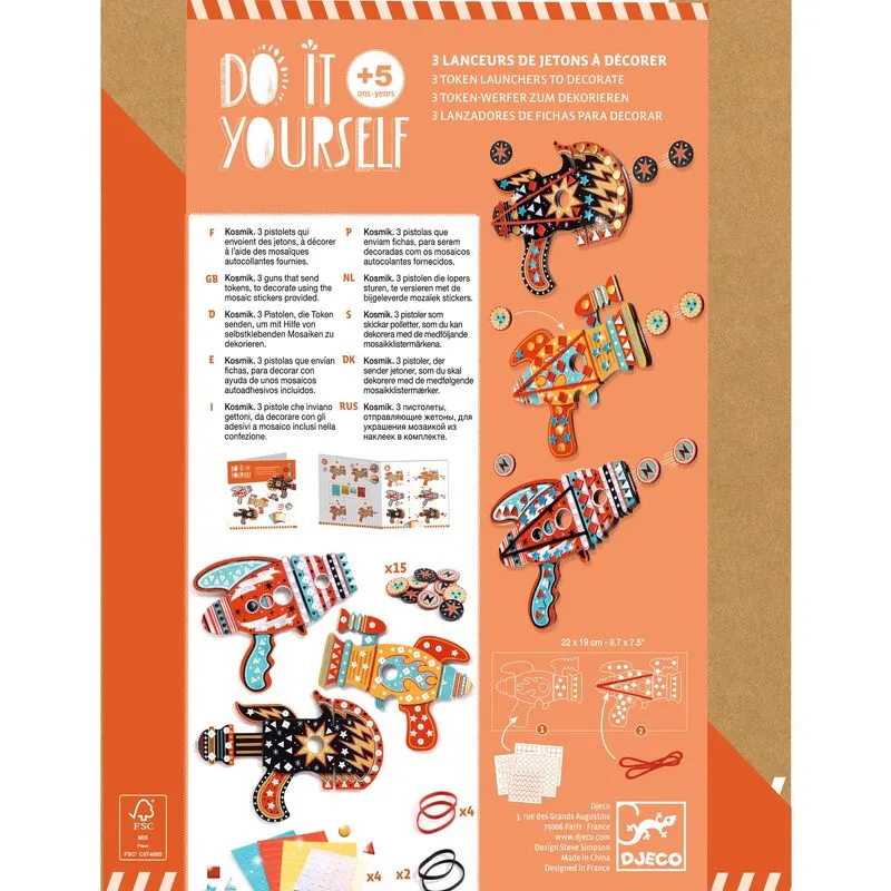 Do It Yourself Kosmic Launchers Djeco Kit