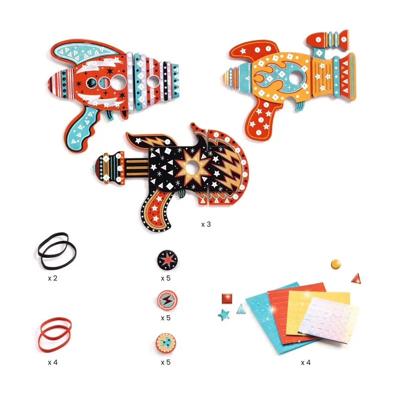 Do It Yourself Kosmic Launchers Djeco Kit