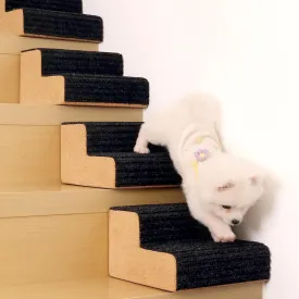 Dog Ramp for Small Dogs, 2 Step Modular Foam Dog Stairs for Any Staircase, Dog Step with Durable Non-Slip for Small Medium Old Dog Puppy (1 Pack)
