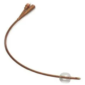 Dover 2-Way Silver-Coated Silicone Foley Catheter 20 Fr 5 cc