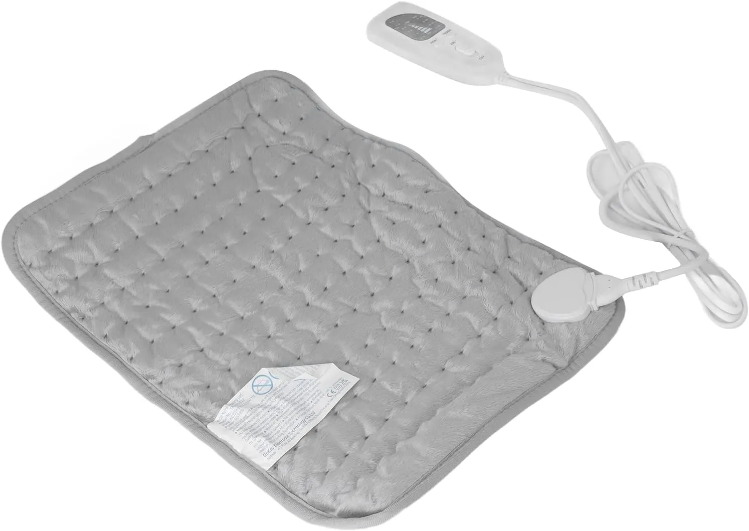 Electric Heating Pad, Smart Timer 6 Temperature Modes Warm Pad for Waist (UK Plug 220V)