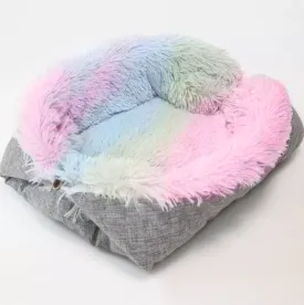 Faux Fur Color Indoor Pet Beds