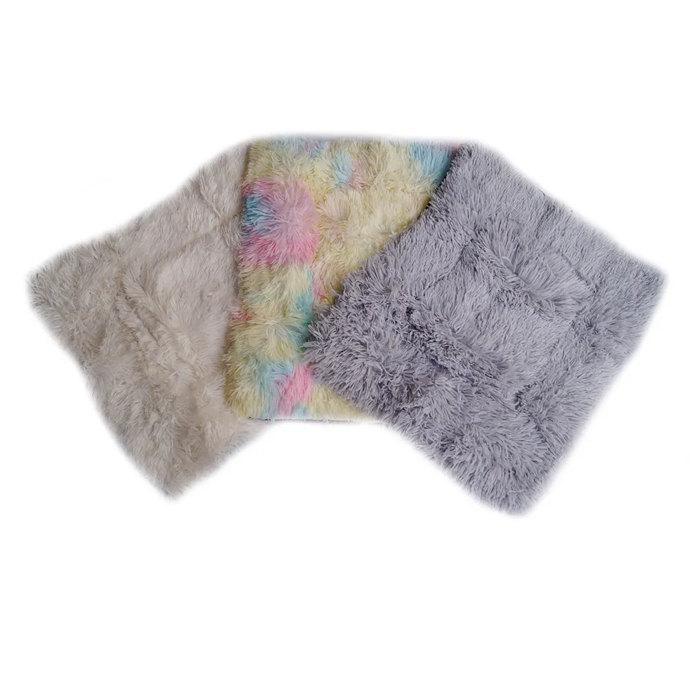 Faux Fur Color Indoor Pet Beds
