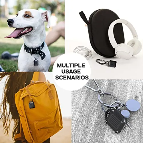 Jeanue-Waterproof Airtag Holder Keychain Case, Compatible With Apple Air Tag