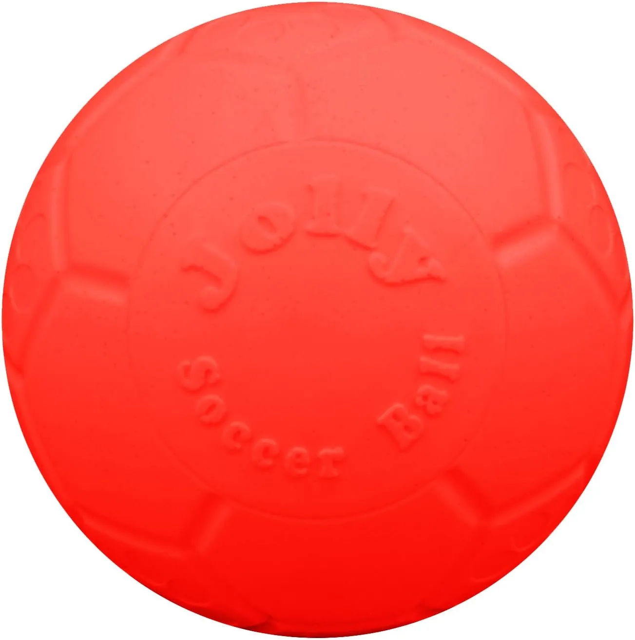 Jolly Pets Medium Soccer Ball Floating-Bouncing Dog Toy, 6 inch Diameter, Orange (SB06 OR)