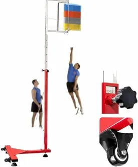 Jump Tester EquipmentVertical Jump TesterAdults Vertical Jump Tester, 1.7-3.6m Adjustable Vertical Jump Trainer for Basketball, Youth Vertical Jump Tester Measurer Pole, Jump Power Measurin~/