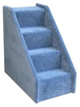 Mini 4 Step Dog Steps - Blue