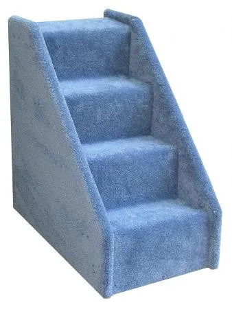 Mini 4 Step Dog Steps - Blue