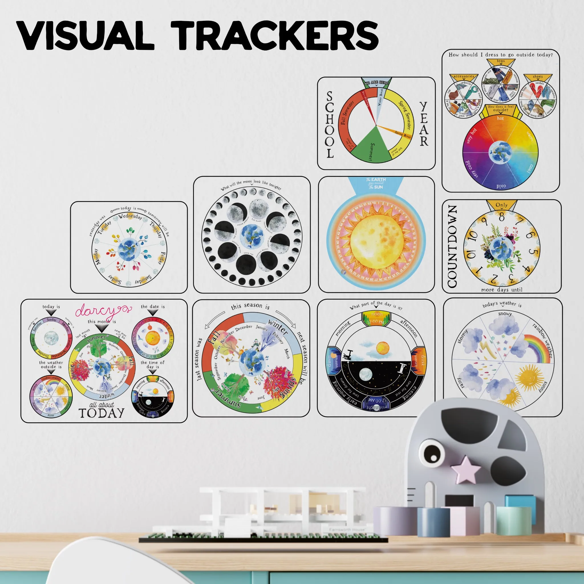 Montessori Circle Time Calendar Set MEGABUNDLE!