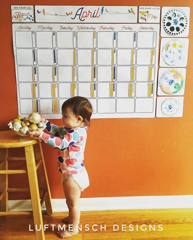 Montessori Circle Time Calendar Set MEGABUNDLE!