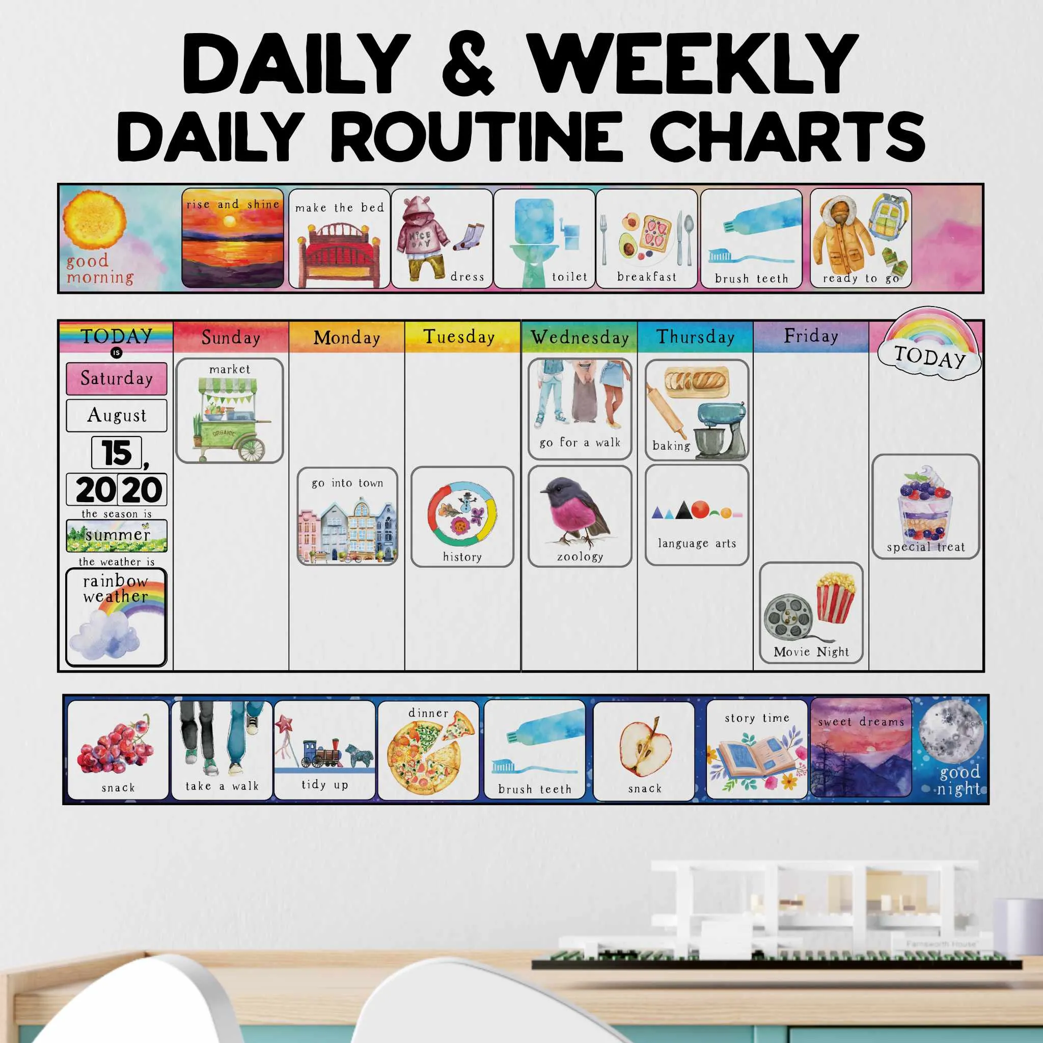 Montessori Circle Time Calendar Set MEGABUNDLE!