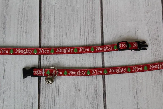 Naughty and Nice Cat Collars