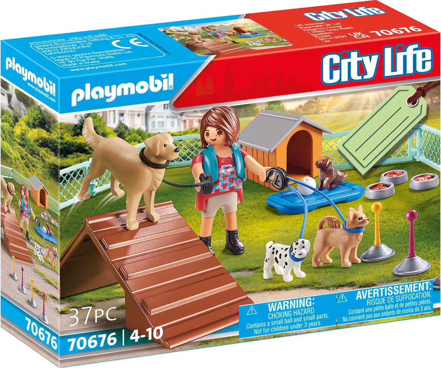 Playmobil 70676 City Life Dog Trainer Gift Set Small