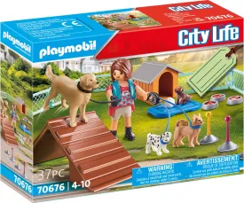 Playmobil 70676 City Life Dog Trainer Gift Set Small