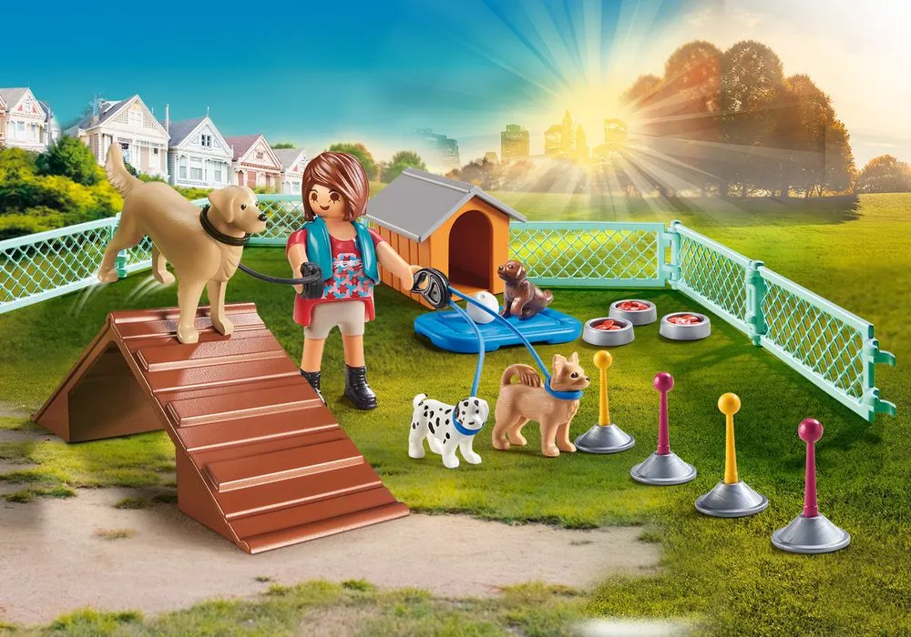 Playmobil 70676 City Life Dog Trainer Gift Set Small