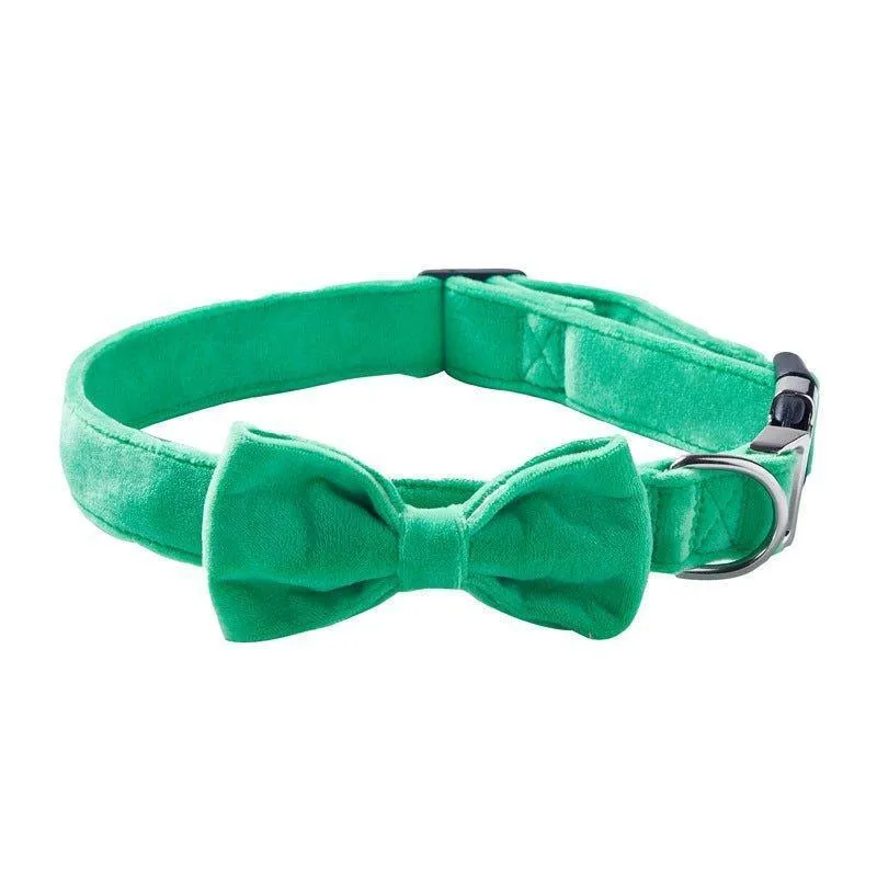 Quick Release Adjustable Custom Cat Collar with Bow Tie