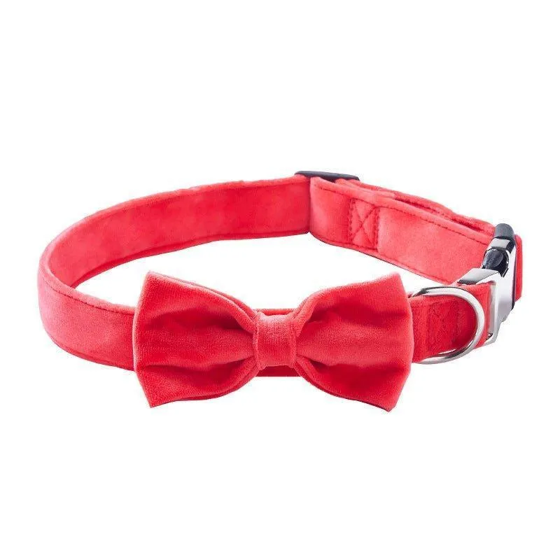 Quick Release Adjustable Custom Cat Collar with Bow Tie