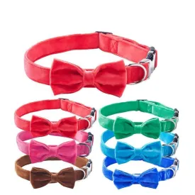 Quick Release Adjustable Custom Cat Collar with Bow Tie