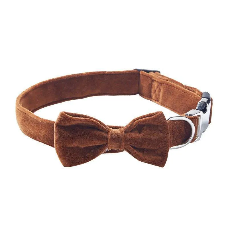Quick Release Adjustable Custom Cat Collar with Bow Tie