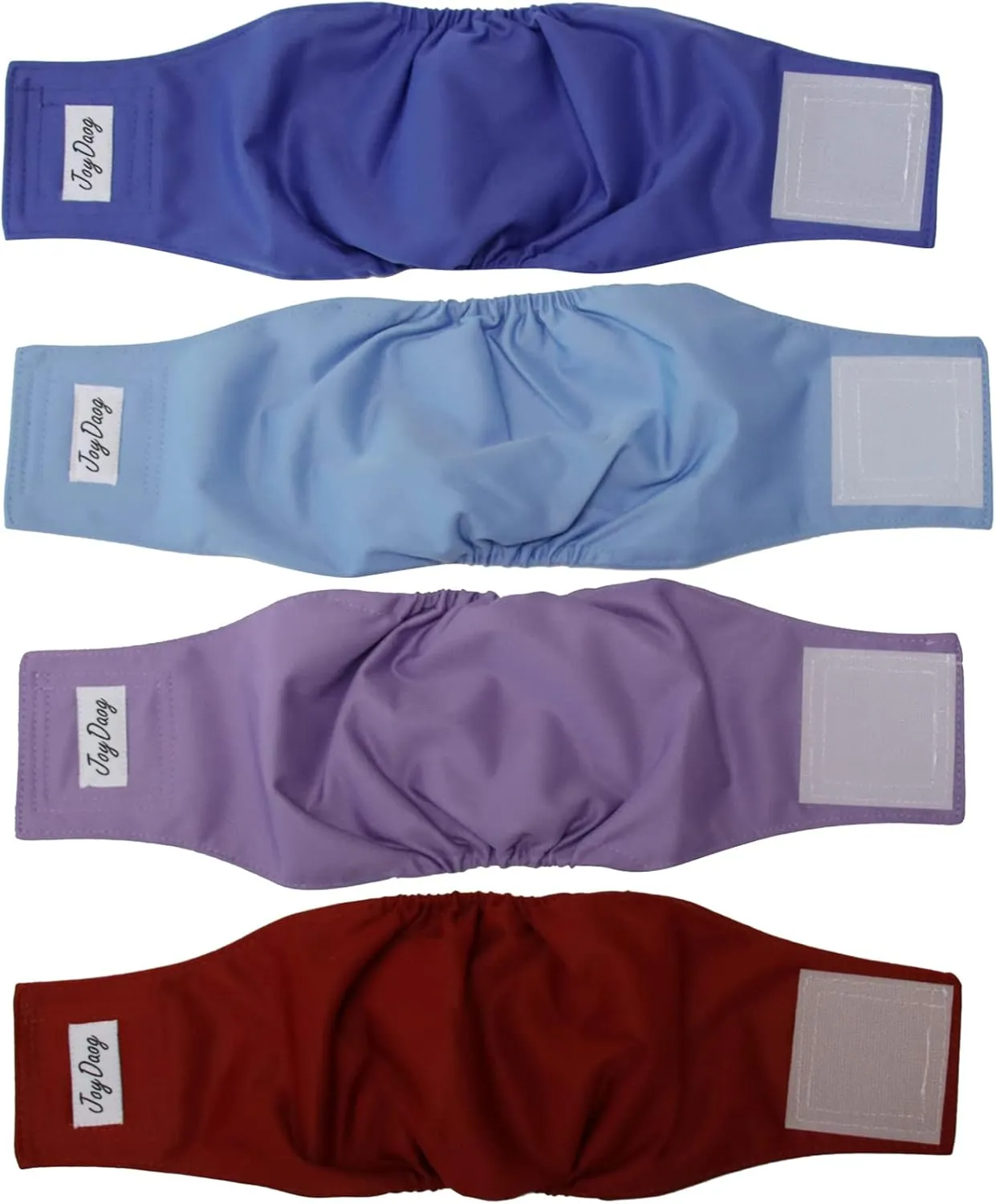 Reusable Belly Bands for Small Dogs,4 Pack Premium Washable Dog Diapers Male Puppy Nappies Wrap,XS
