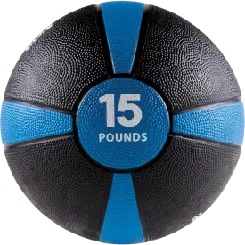 Rubber Medicine Ball - 15 lb