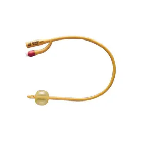 Rusch Gold 2-Way Silicone Coated Latex Foley Catheter 16"