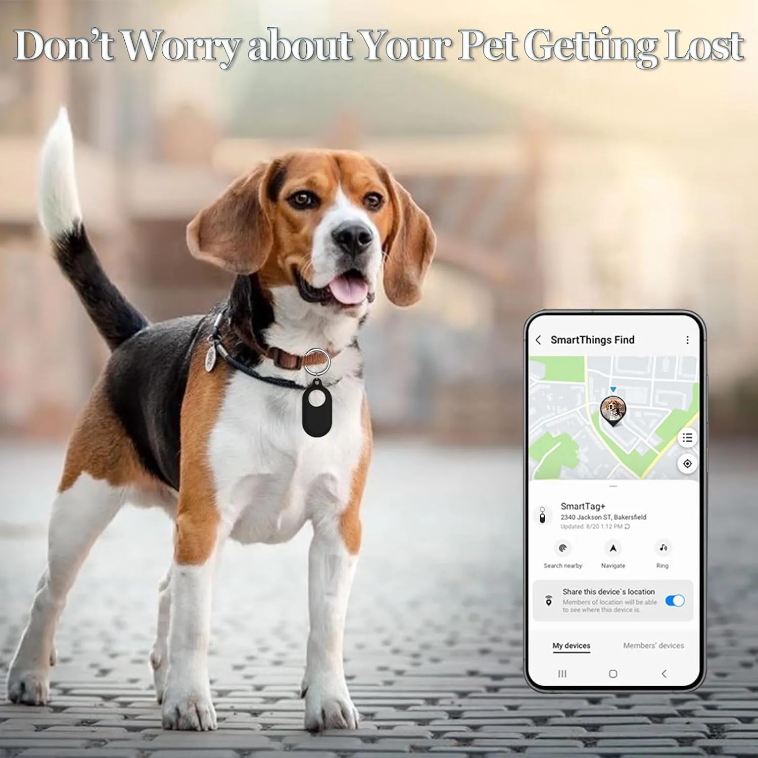 Smart Tag 2 Case Compatible with Samsung Smarttag2, Silicone Protective Cover for Samsung Galaxy Smart Tag 2 with Keychain, Anti-Lost GPS Tracker Holder for Keys,Pets,Luggage(2 Pack, Black)