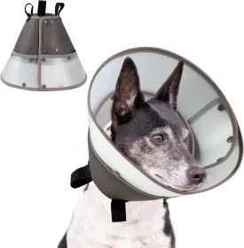 Soft Dog Cone Collar After Surgery,Clear Padded Collar,E-Collars for Dogs to Prevent Licking Wound, Adjustable Dog Recovery Collar for Large Medium Small Dog,Elizabethan Collar XL