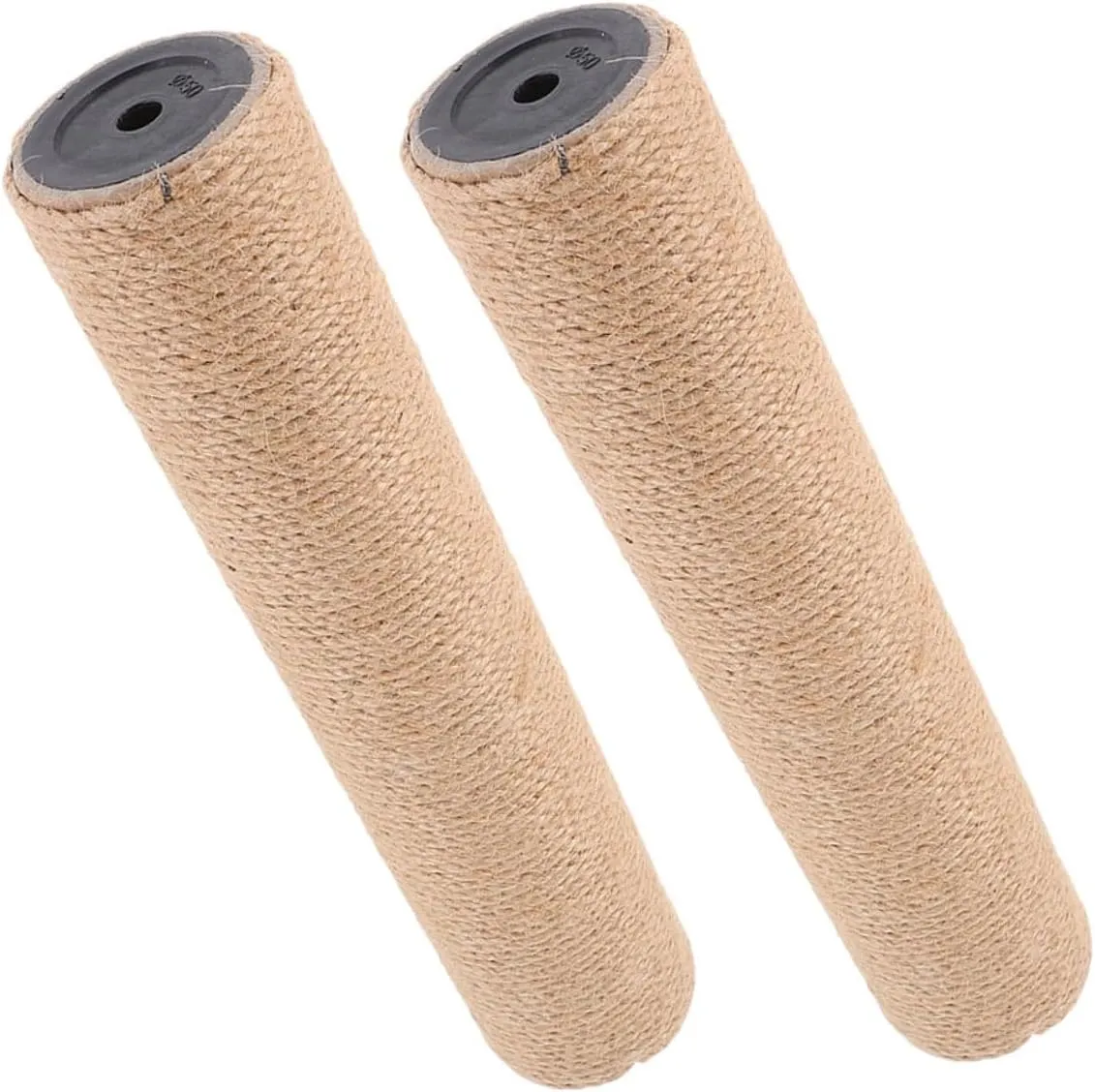 Sosoport 2pcs Tall Cat Scratching Post Replacement Sisal Scratch Poles for Indoor Cats Space Saving Design Durable Easy to Install