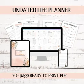 UNDATED LIFE PLANNER