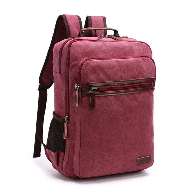 Vintage Canvas Backpack